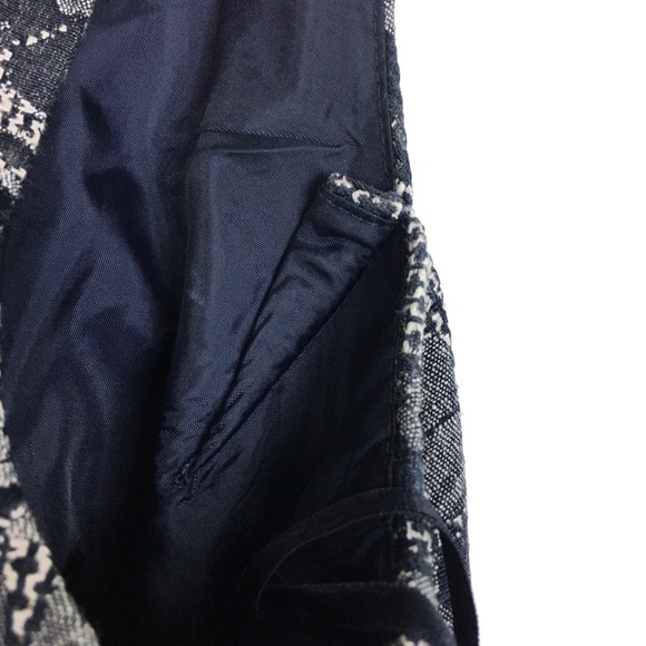 NINE WEST Dress Sheath Floral Flower Tweed Easter Wedding Guest Attire Size 12 - Picture 9 of 11